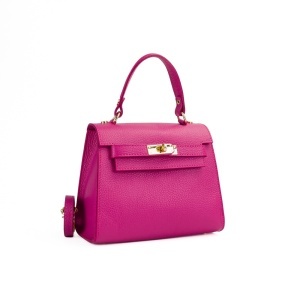 Poseta Piele Thea - FUCSIA