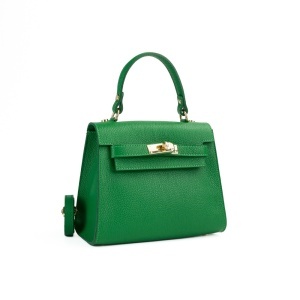 Poseta Piele Thea - VERDE-APRINS