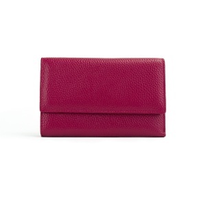 Portofel Piele Diana - FUCSIA-INCHIS