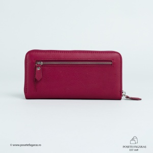 Portofel Piele Luana - FUCSIA-INCHIS