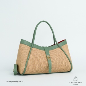 Poseta Lima - Piele & Rafie - MENTA