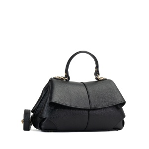 Poseta Piele Amelie - NEGRU