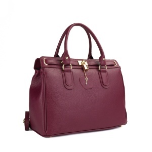 Poseta Piele Angie - BORDO