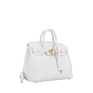 Poseta Piele Baby Edith - ALB-SIMPLU