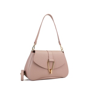 Poseta Piele Emily - ROZ-PUDRA