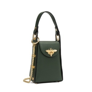 Poseta Piele Lia - VERDE INCHIS
