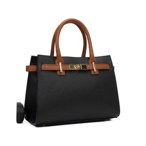 Poseta Piele Louise - NEGRU-CONIAC
