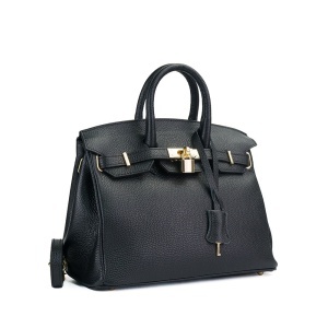 Poseta Piele Mini Edith - NEGRU