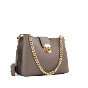 Poseta Piele Mini Noelle - CREM-INCHIS