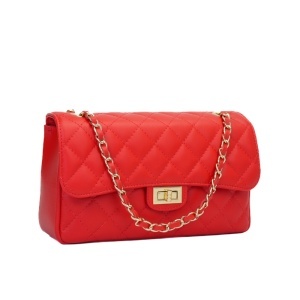 Poseta Piele Mini Ruby - ROSU