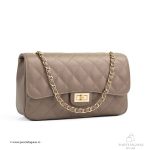 Poseta Piele Mini Ruby - TAUPE