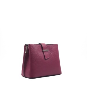 Poseta Piele Nikol - FUCSIA-INCHIS