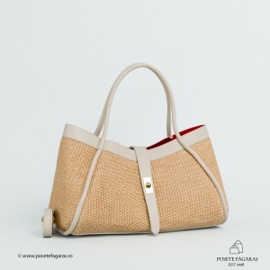 Poseta Lima - Piele & Rafie - BEJ