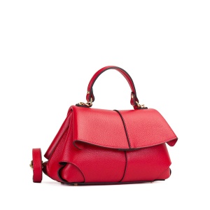 Poseta Piele Amelie - ROSU