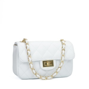 Poseta Piele Baby Ruby - ALB-SIMPLU