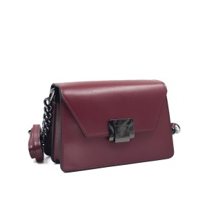 Poseta Piele Emilia - BORDO