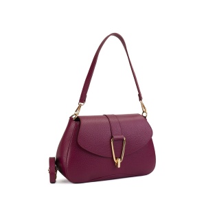Poseta Piele Emily - BORDO