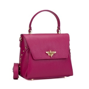 Poseta Piele Karin - FUCSIA