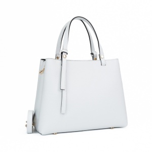 Poseta Piele Martine - ALB-SIMPLU