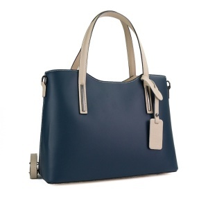 Poseta Piele Michelle - BLEUMARIN-BEJ