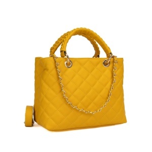 Poseta Piele Mini Georgie - GALBEN