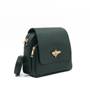Poseta Piele Simone - VERDE INCHIS