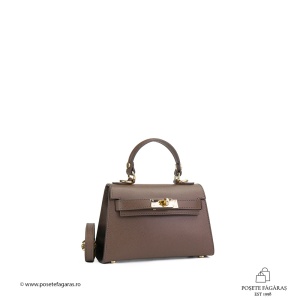Poseta Piele Thea Baby - TAUPE