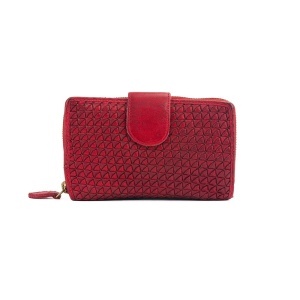 Portofel Piele Retro Judy - ROSU
