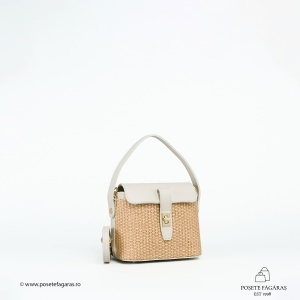 Poseta Linda - Piele & Rafie - BEJ