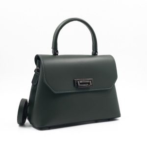 Poseta Piele Alana - VERDE INCHIS
