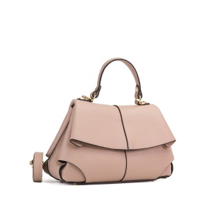 Poseta Piele Amelie - ROZ-PUDRA
