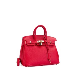 Poseta Piele Baby Edith - ROSU