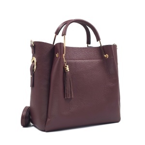 Poseta Piele Bryna - BORDO