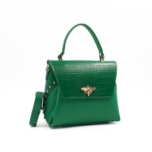 Poseta Piele Eveline - VERDE