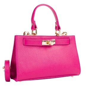Poseta Piele Helge - FUCSIA