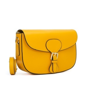 Poseta Piele Jamila - GALBEN
