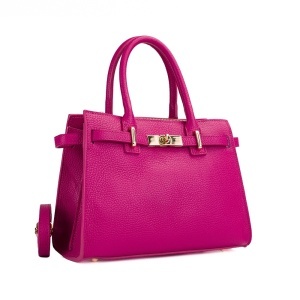 Poseta Piele Louise - FUCSIA