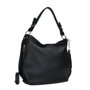 Poseta Piele Melinda - NEGRU