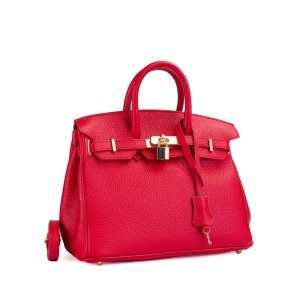 Poseta Piele Mini Edith - ROSU