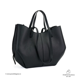 Poseta Piele Mirai - NEGRU
