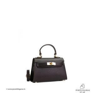 Poseta Piele Thea Baby - MARO-INCHIS