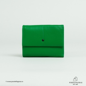 Portofel Piele Alice - VERDE