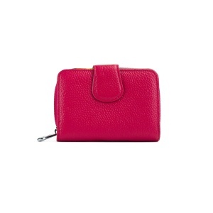 Portofel Piele Mini Simina - FUCSIA