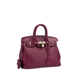 Poseta Piele Baby Edith - BORDO