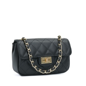Poseta Piele Baby Ruby - NEGRU