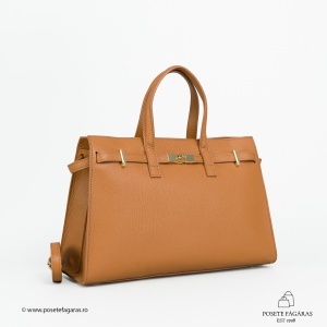 Poseta Piele Celina - CAMEL