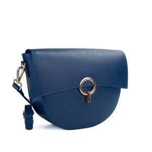 Poseta Piele Christine - ALBASTRU
