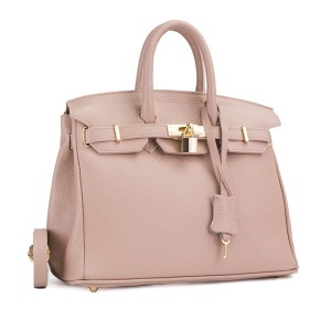 Poseta Piele Edith - ROZ-PUDRA