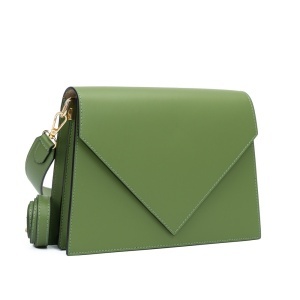 Poseta Piele Gabrielle - VERDE