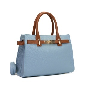 Poseta Piele Louise - BLEU-CONIAC